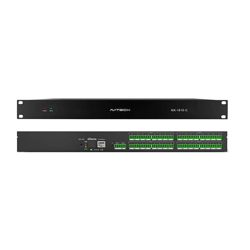 12V 16 i 16 ut digital lydprosessor