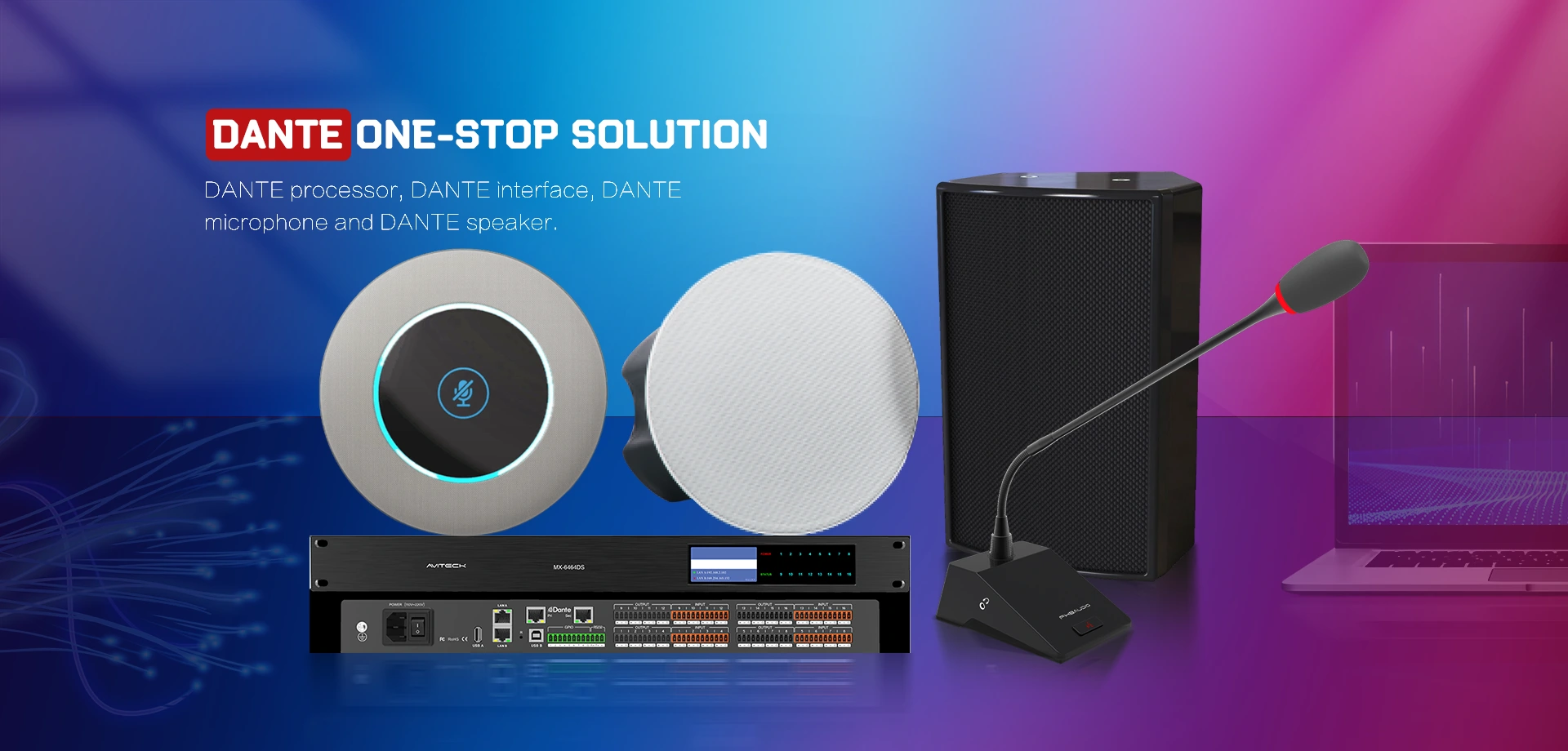 Kina Dante Audio Interface Produsent